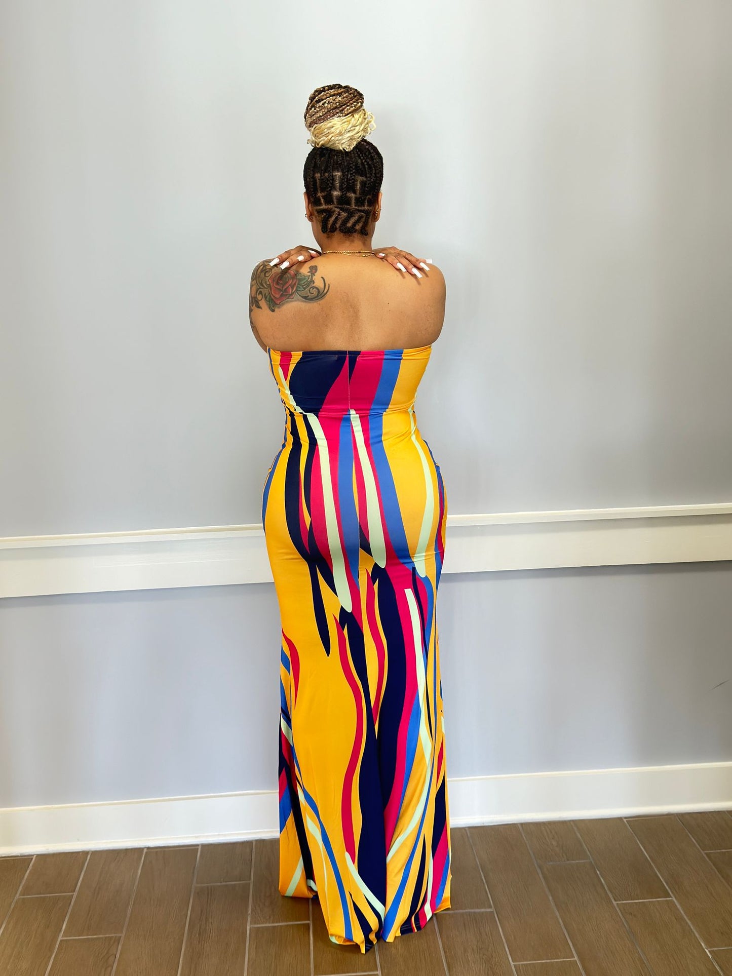 Printed Mermaid Maxi