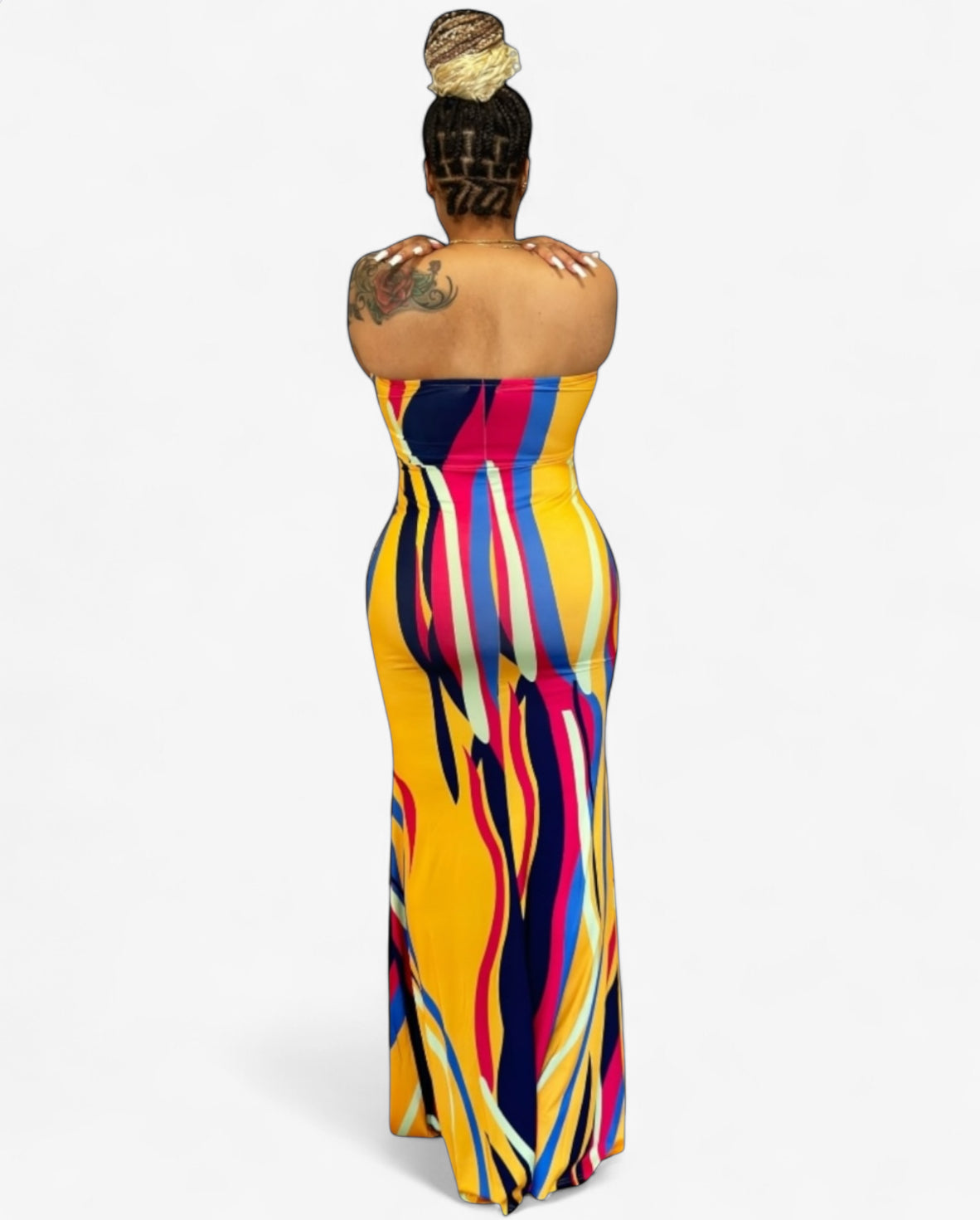 PRINTED MERMAID MAXI